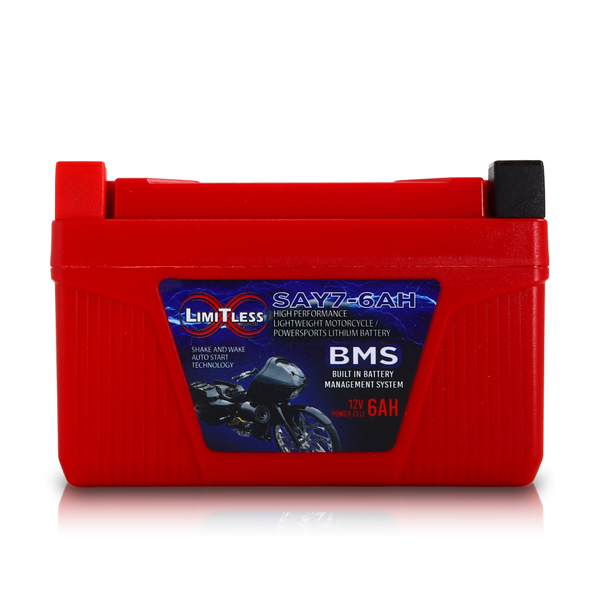 Limitless Lithium Shake Awake Y7 Case 6Ah Smart Powersports Battery