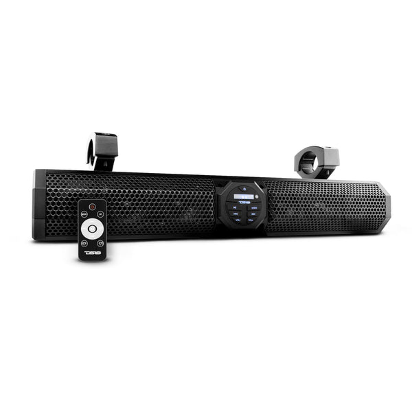 24" Marine Amplified with Bluetooth Sound Bar Speaker System 6 Speakers 600 Watts.