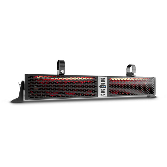 HYDRO 30” Marine Bluetooth Sound Bar – Water Resistant, RGB LED Lights, 8 Speakers, 320W RMS Amplified System.