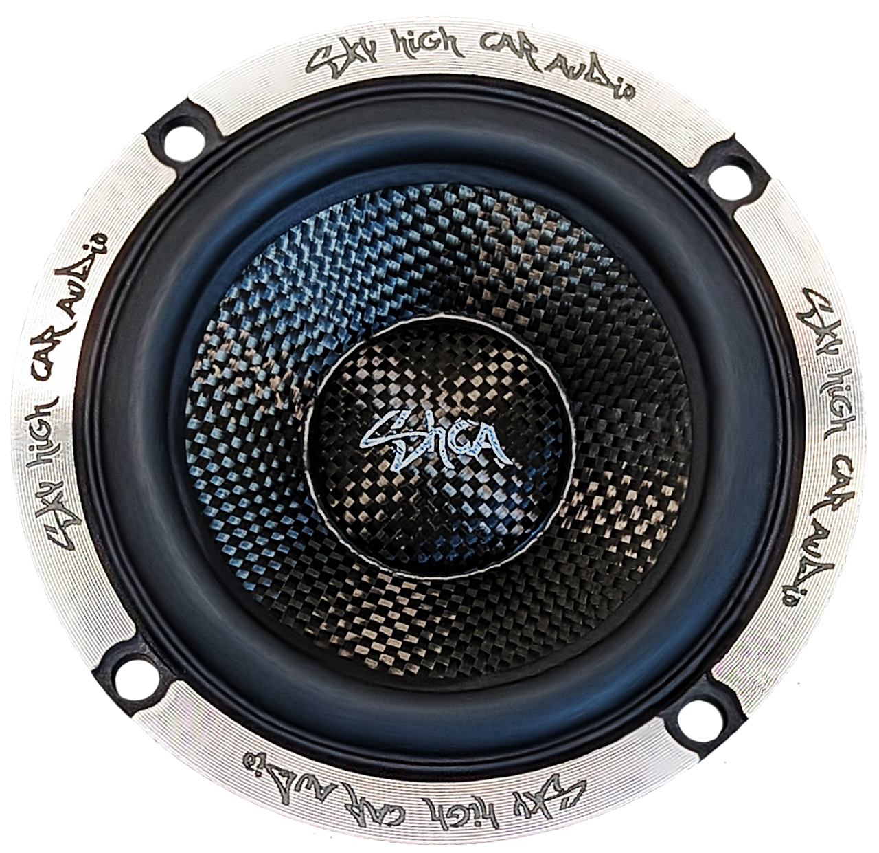 Sky High Car Audio SH-35FE 3.5" Loudspeaker with Carbon Fiber Cone (Pair) - Audio Sellerz