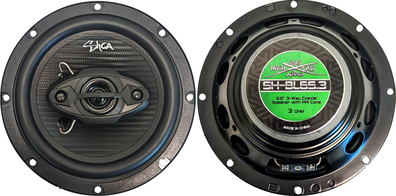Sky High Car Audio BL65.3 6.5" Coaxial 3 Ohms Speakers Pair - Audio Sellerz