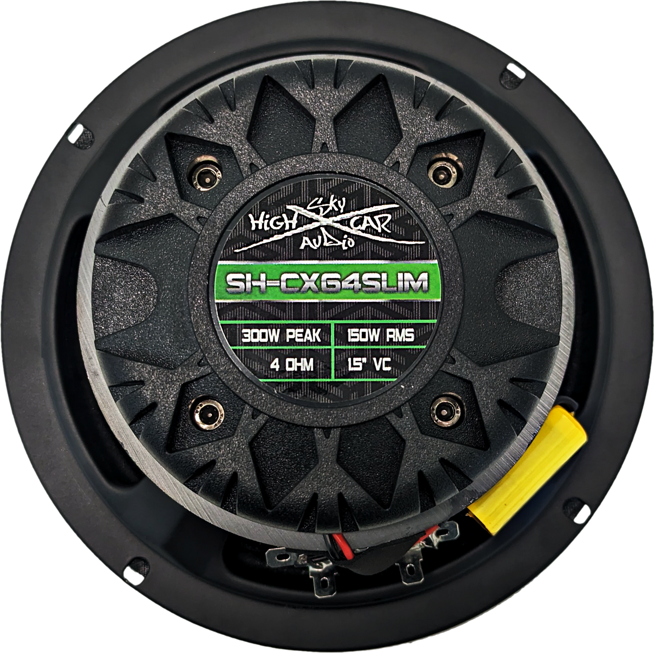 Sky High Car Audio SH-CX64SLIM 6.5" Slim Coaxial Speaker With Compression Driver Horn