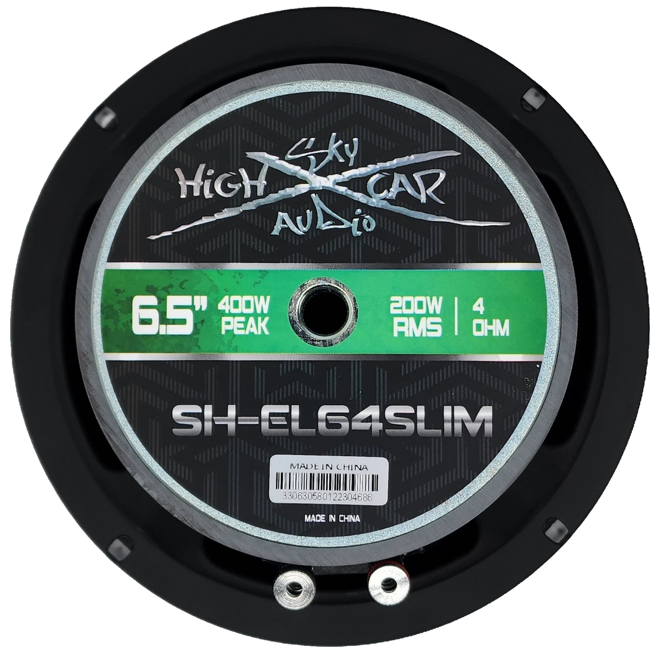 Sky High Car Audio SH-EL64SLIM 6.5" Slim Midrange Loudspeaker – 200W RMS 4 Ohm Single Speaker - Audio Sellerz