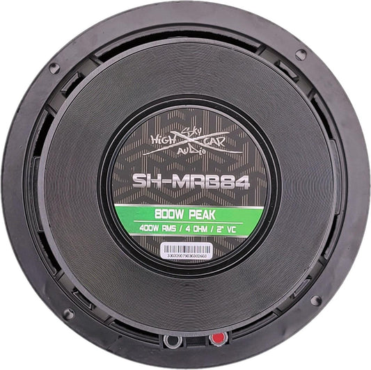 SHCA - MRB84 8" Midrange Speaker w/ Bullet 4 ohm (Single Speaker).