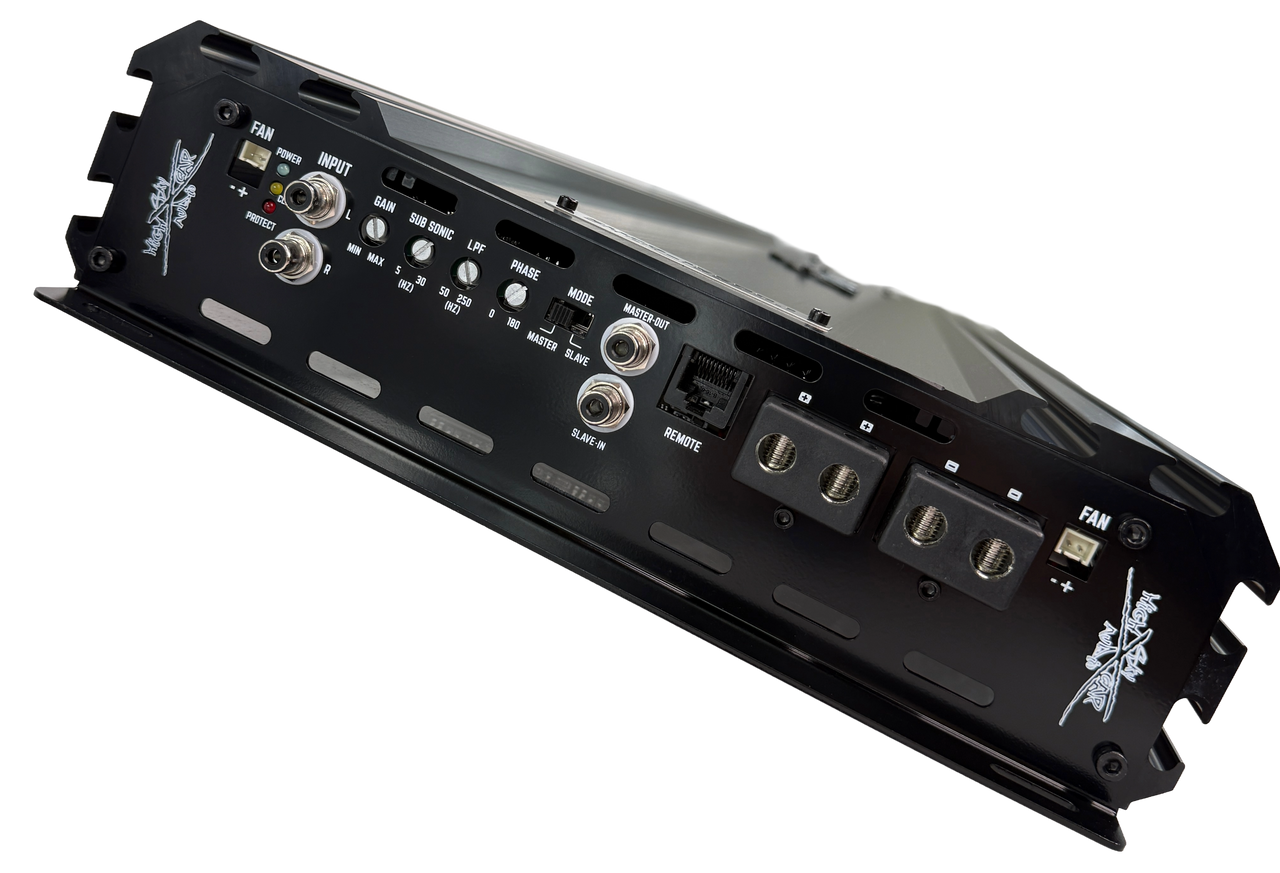 Sky High Car Audio SHCA15500.1 15500W 0.5 Ohm Stable Monoblock Bass Amplifier.