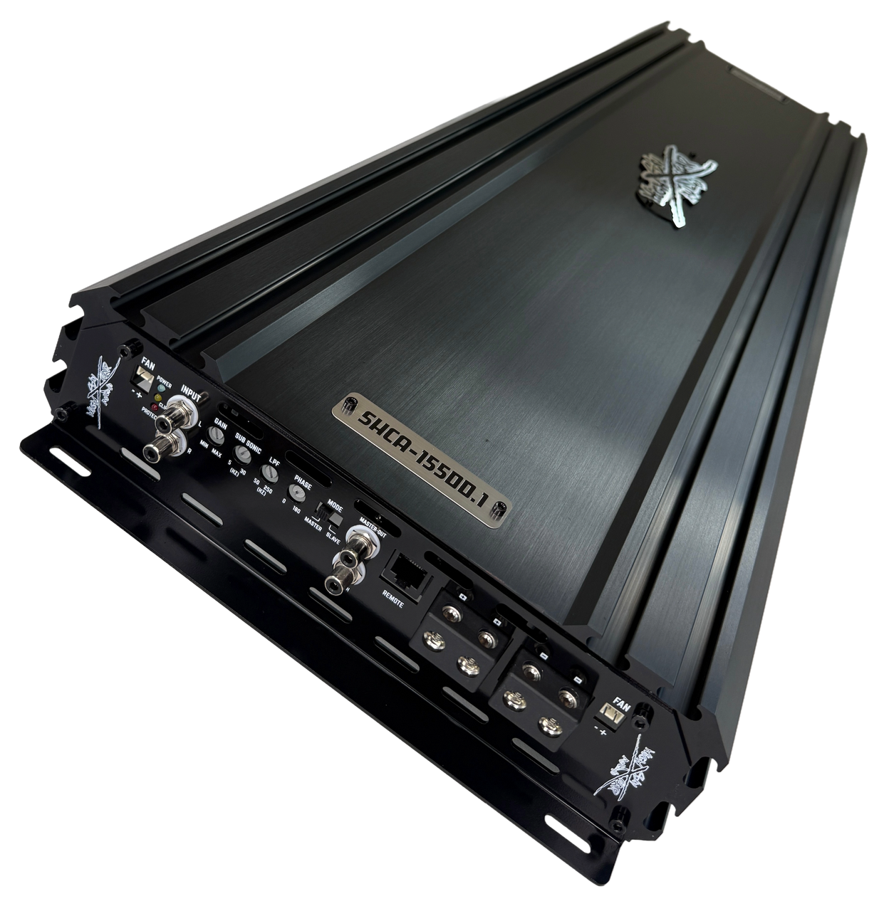 Sky High Car Audio SHCA15500.1 15500W 0.5 Ohm Stable Monoblock Bass Amplifier.