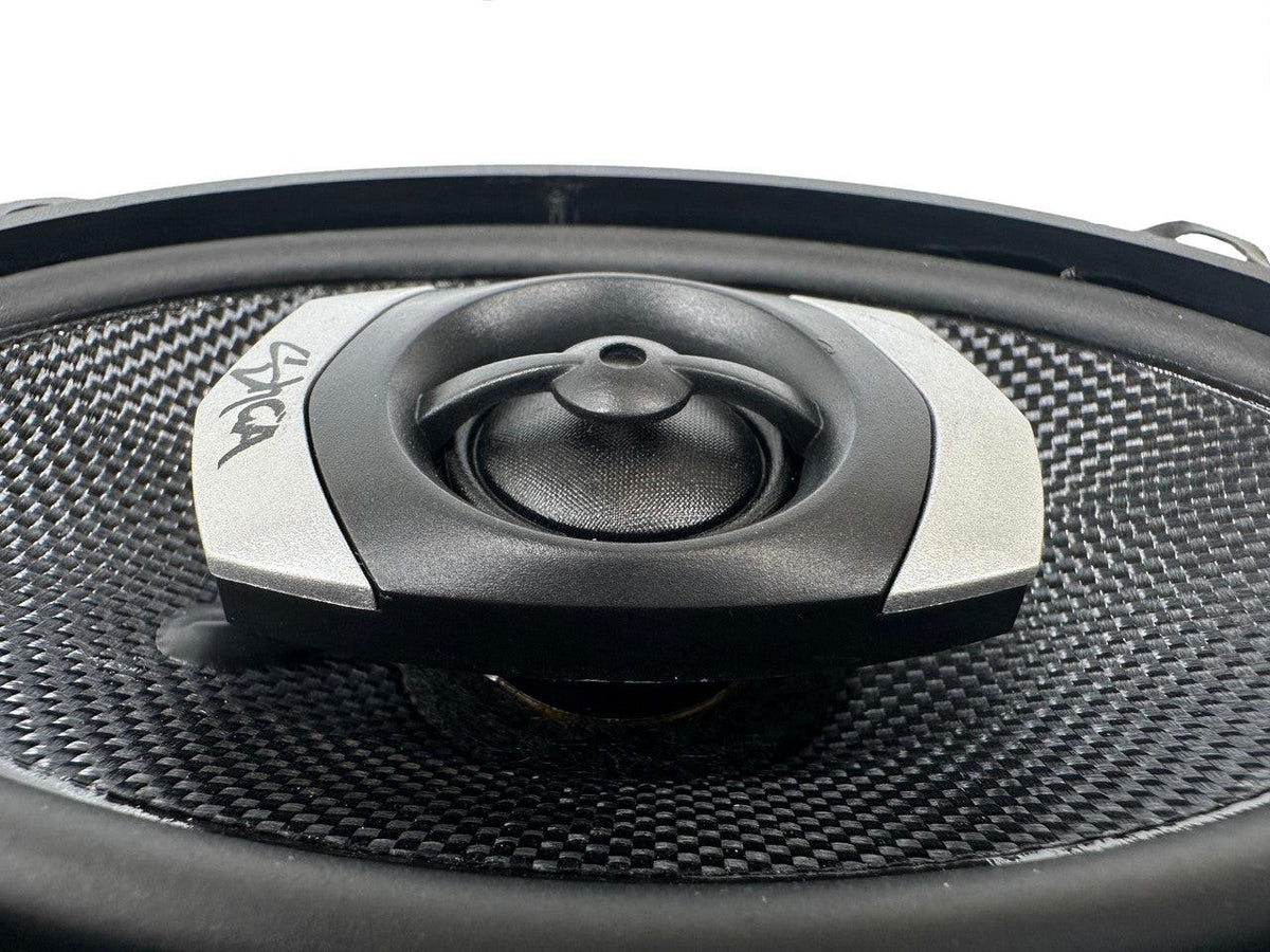 SHCA - C462 4x6" 2-way Coaxial Speakers (Pair) With Glass Fiber Cone and Pivoting Tweeter - Sold by Audio Sellerz