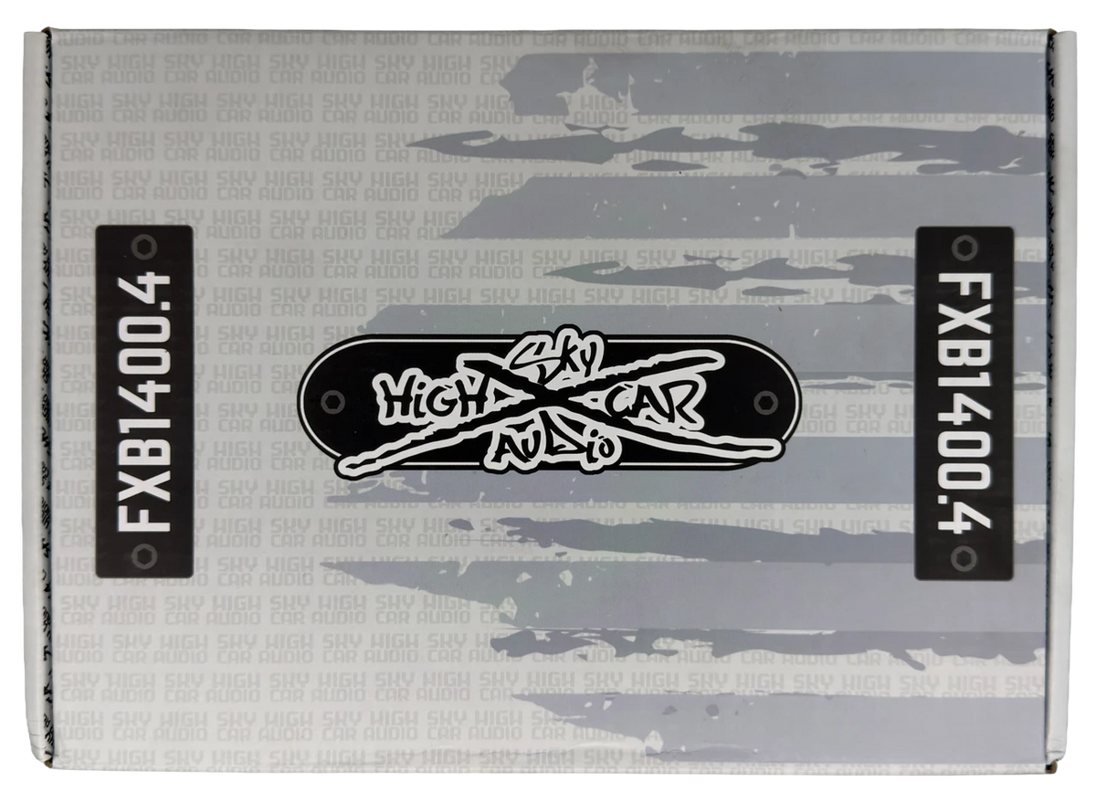 Sky High Car Audio FXB 1400.4 4-Channel Amplifier.