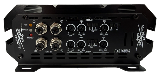 Sky High Car Audio FXB 1400.4 4-Channel Amplifier.