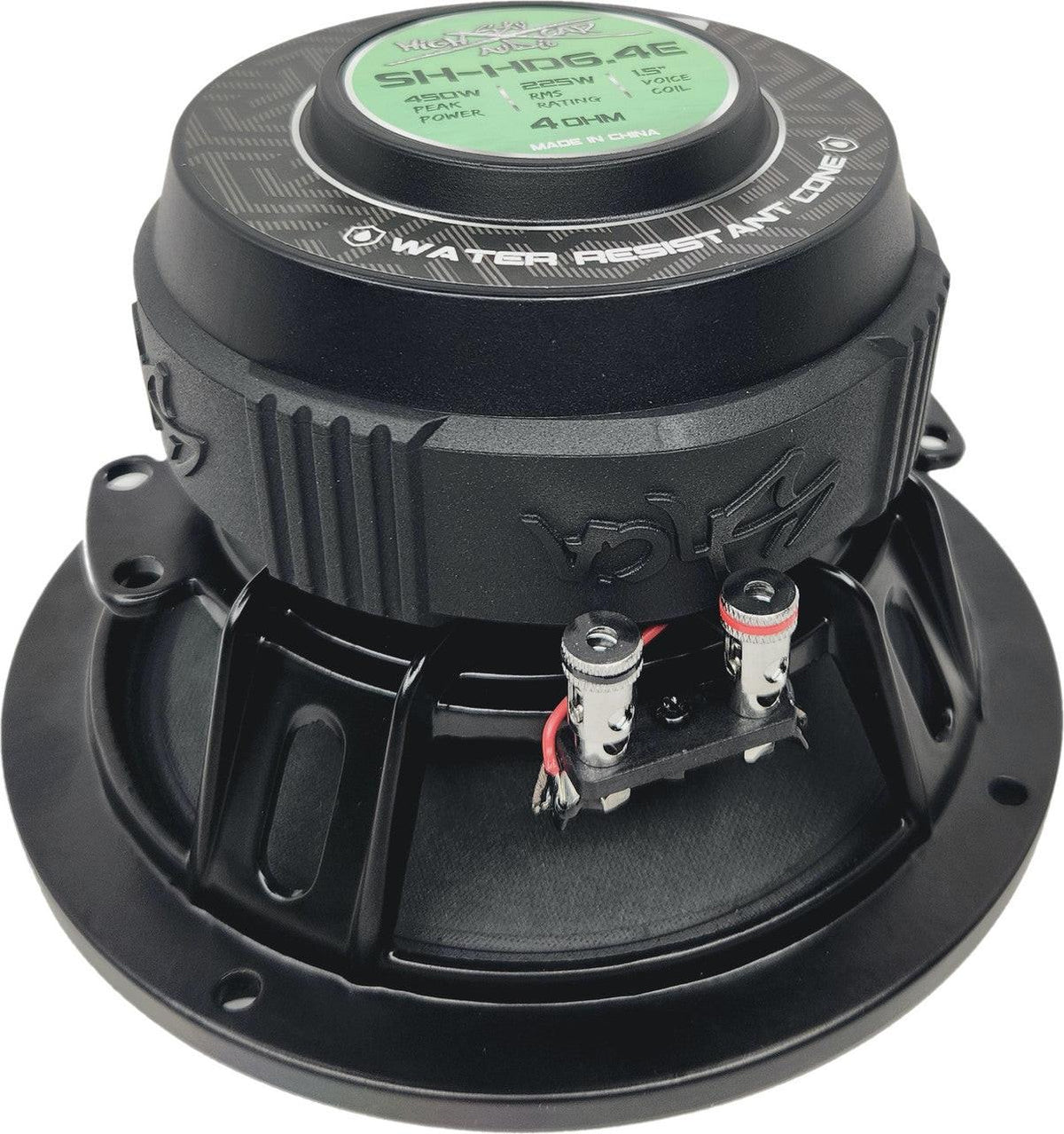 SHCA Pro Audio HD6.4E 6.5" Hybrid Midrange Coaxial Speaker 450 Watts 4 ohm (Single) - Sold by Audio Sellerz