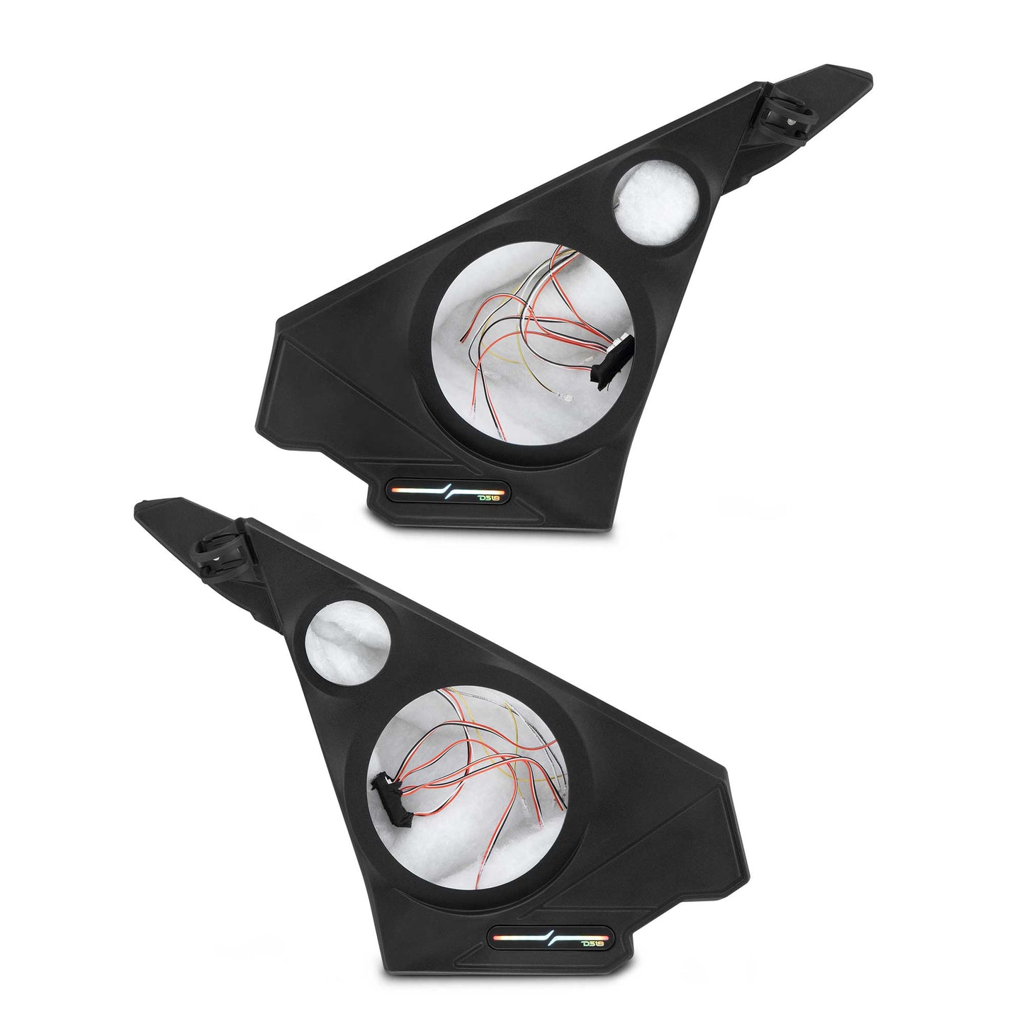 Polaris Slingshot Front Kick Panel Speaker Pods – Empty Enclosure for 8" Speakers and 3.8" Tweeters | 2020 - Current.