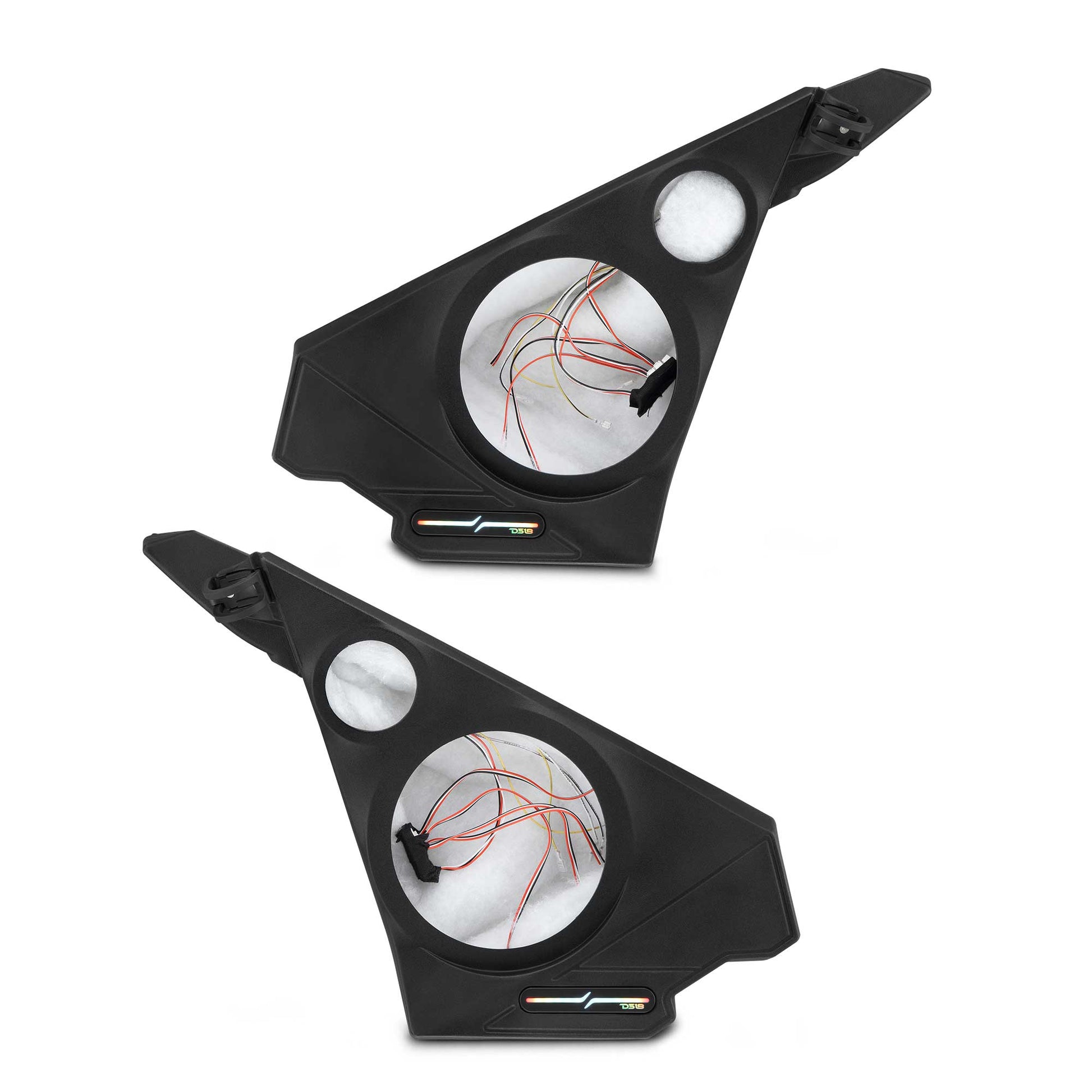 Polaris Slingshot Front Kick Panel Speaker Pods – Empty Enclosure for 8" Speakers and 3.8" Tweeters | 2020 - Current.