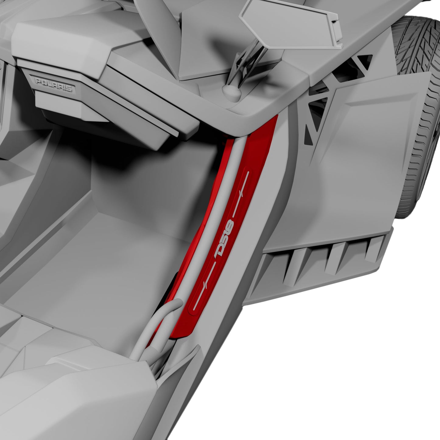 Polaris Slingshot Front Kick Panel Speaker Pods – Empty Enclosure for 8" Speakers and 3.8" Tweeters | 2020 - Current.