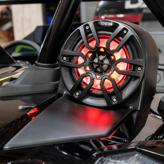 Polaris Slingshot Headrest 4 x 6.5"  Enclosure With 4 x NXL-6/BK | 2015 - Current.
