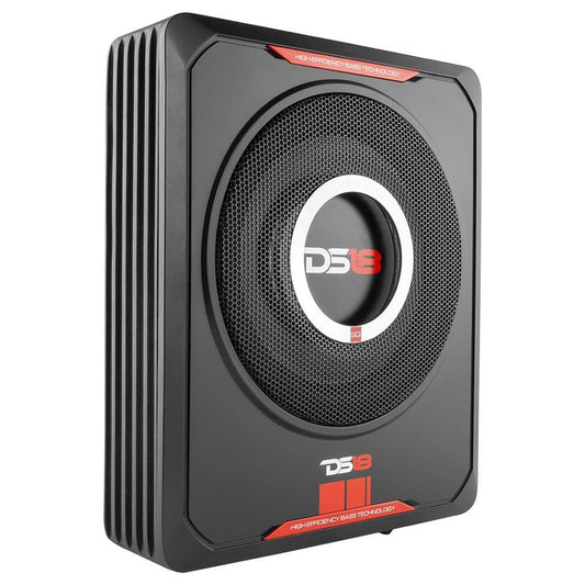 SQ 8" Under Seat Amplified Subwoofer with Plug and Play Harness for JK and JKU Jeeps..