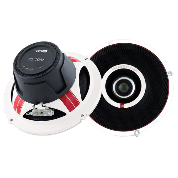 DS18 SQCOAX 6.5" 2 Way Coaxial Speaker 180 Watts.