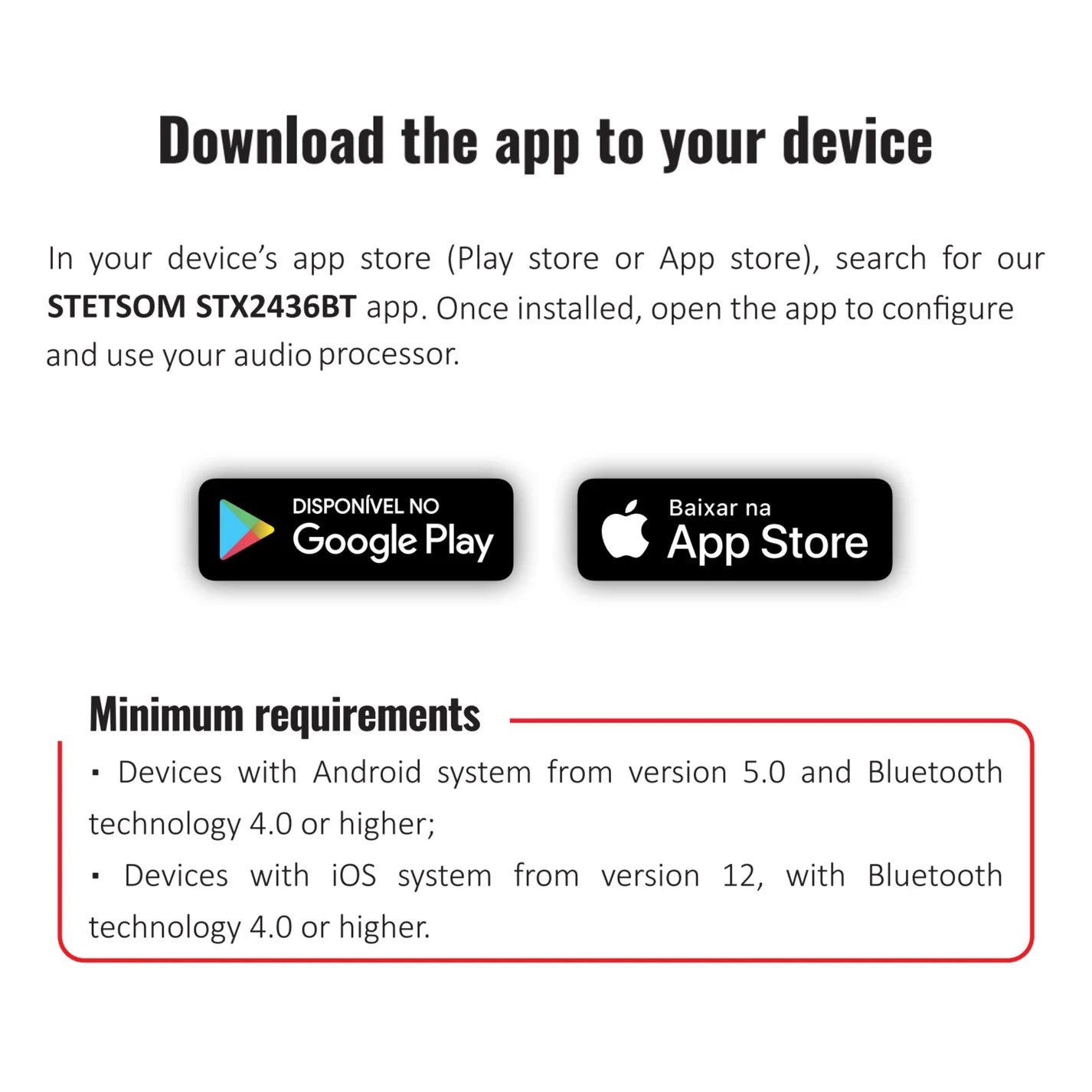 Stetsom STX 2436BT Bluetooth DSP Crossover & Equalizer 4 Output Processor.