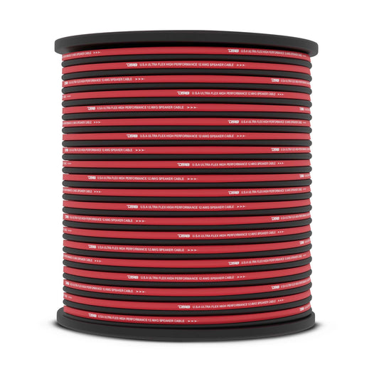 12-GA Speaker Wire 500 Feet - Red.