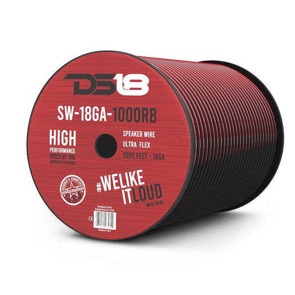 18-GA Speaker Wire 1000 Feet Red.