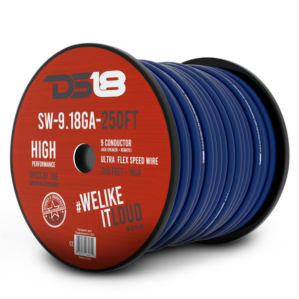 9 X 18-GA Speed Speaker Wire 250 Feet.