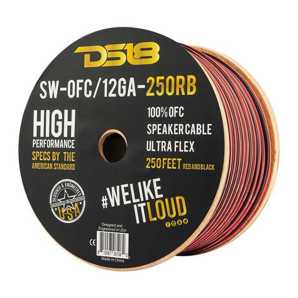 12-GA OFC 100% Copper Speaker Wire 250 Feet.