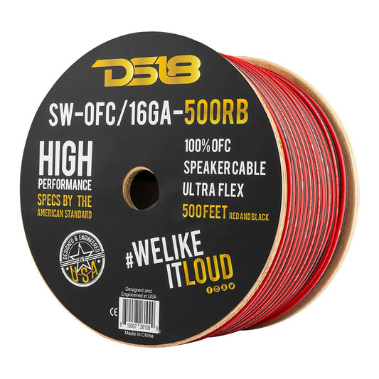 16-GA OFC 100% Copper Speaker Wire 500 Feet.