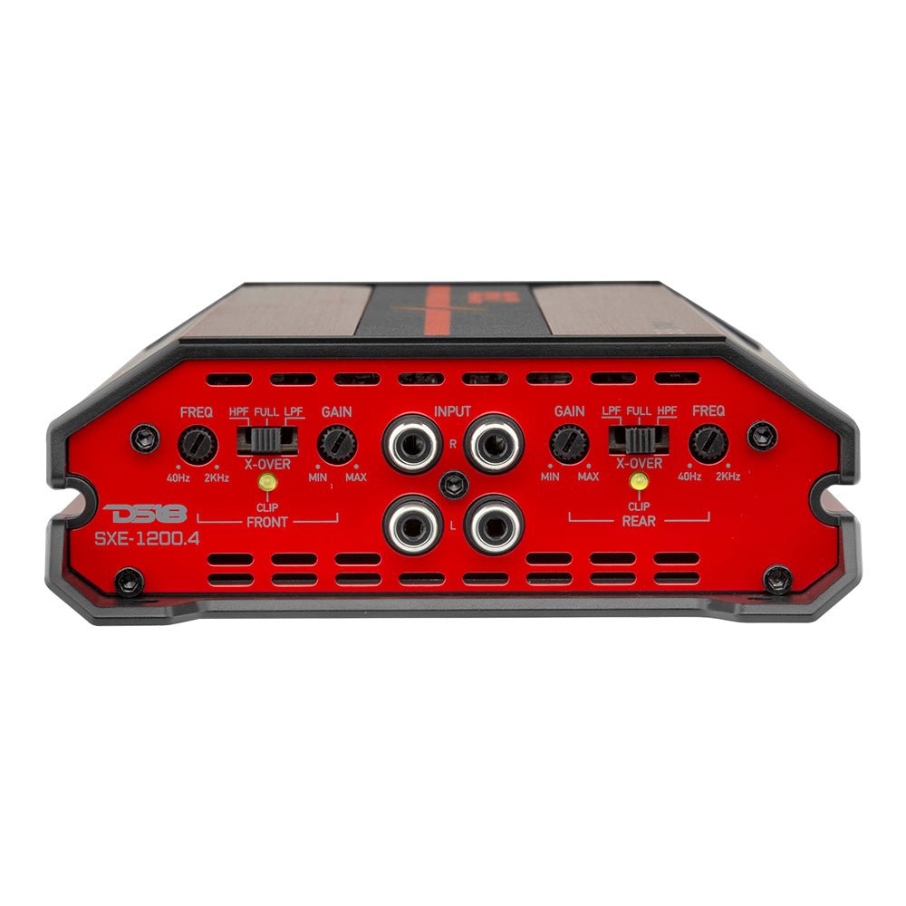 SXE Class A/B 4-Channel Full-Range Amplifier 4 x 60 RMS @ 4-Ohm 1200 Watts.