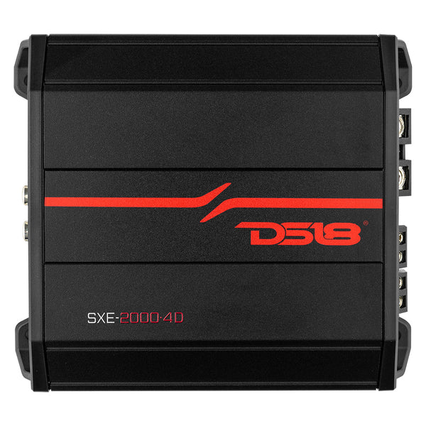 SXE Class D 4-Channel Amplifier 4 x 100 Watts RMS @ 4-Ohm 2000 Watts.