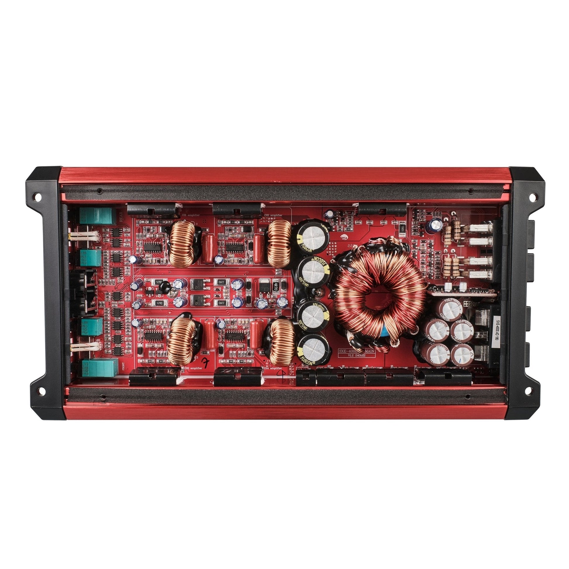 SXE Class D 4-Channel Full-Range Amplifier 4 x 275 RMS @ 4-Ohm 4000 Watts.