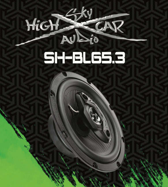 Sky High Car Audio BL65.3 6.5" Coaxial 3 Ohms Speakers Pair - Audio Sellerz