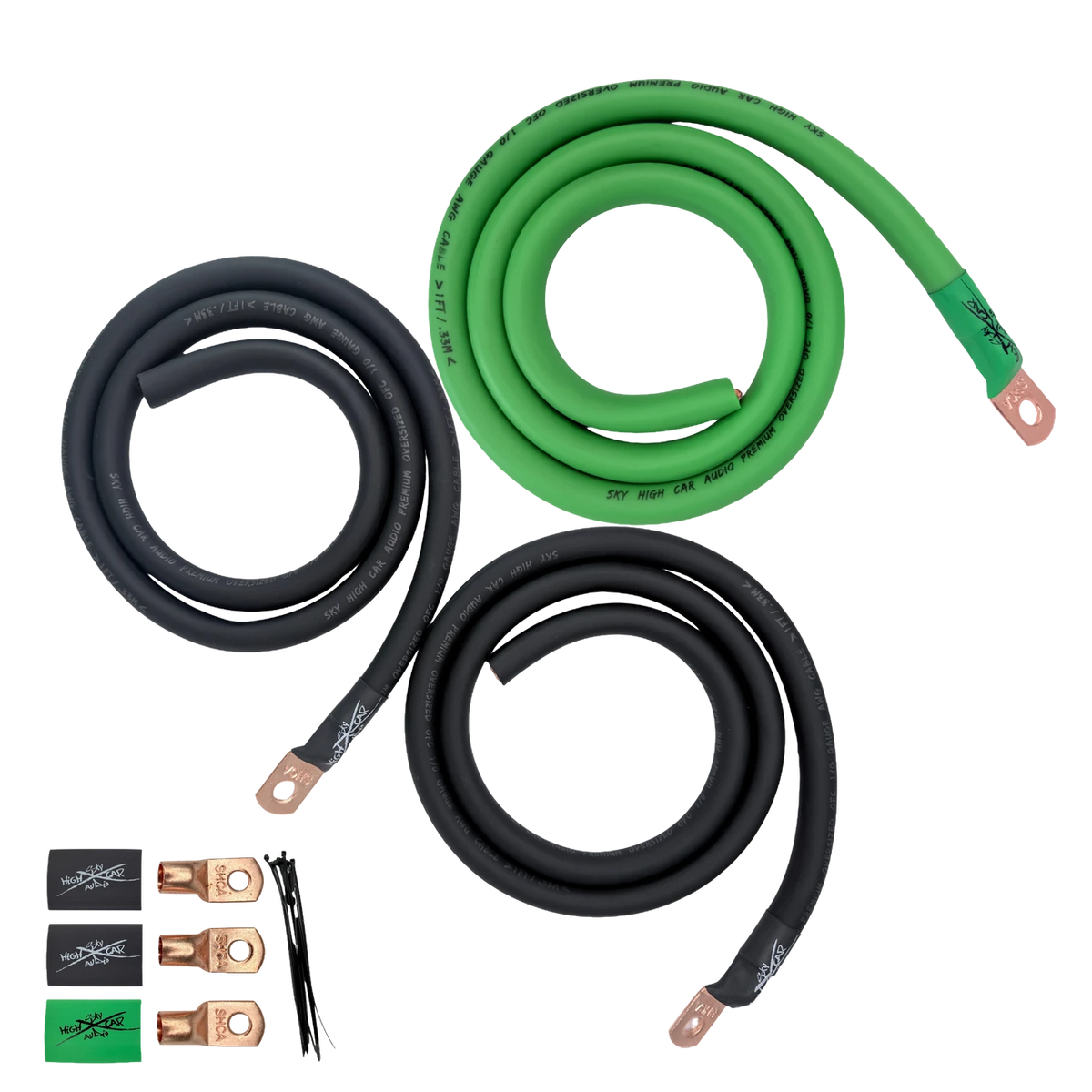 Sky High Car Audio 1/0 OFC Big 3 - Sold by Audio Sellerz