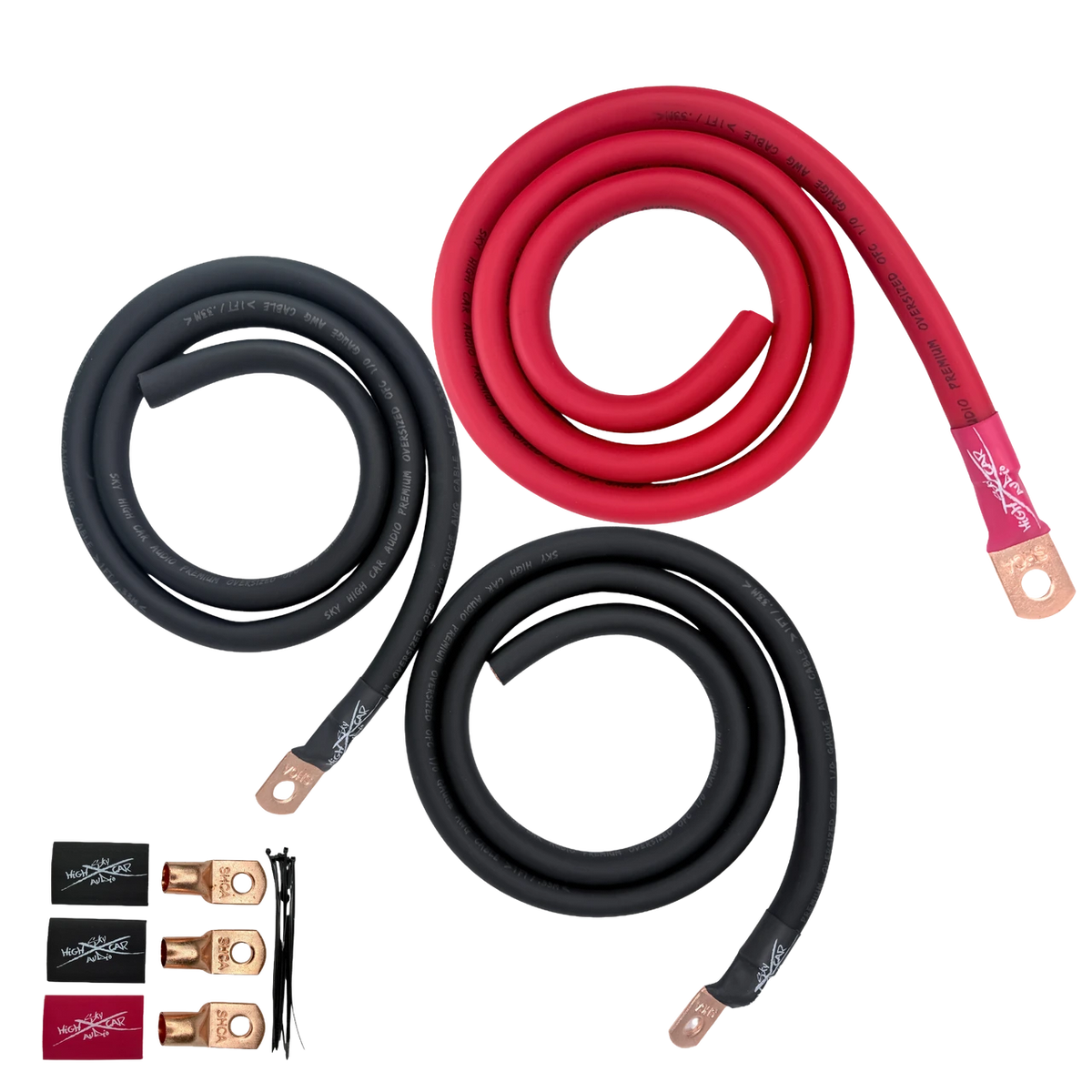Sky High Car Audio 1/0 OFC Big 3 - Sold by Audio Sellerz