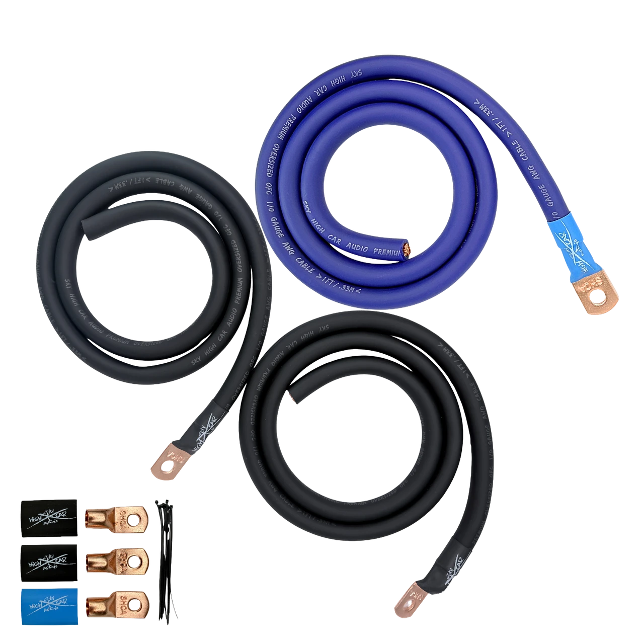 Sky High Car Audio 1/0 OFC Big 3 - Audio Sellerz