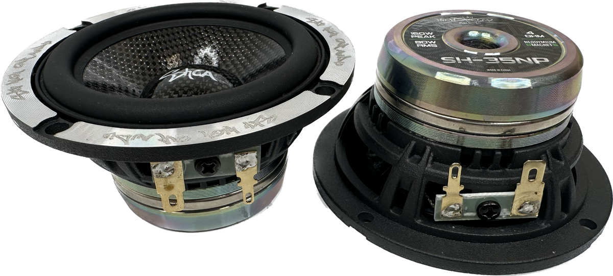 Sky High Car Audio 3.5" Neo Mid Range Pair - Sold by Audio Sellerz