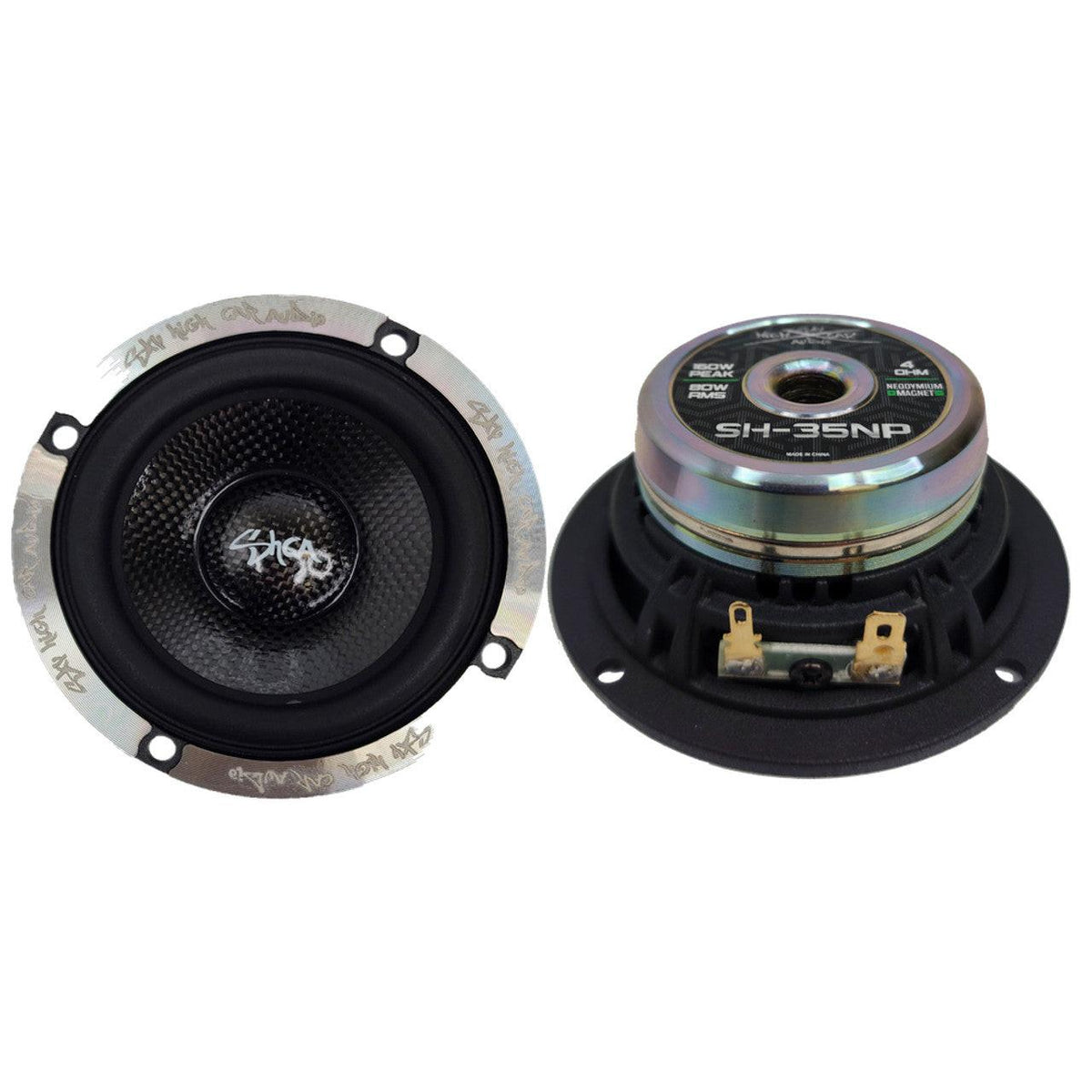 Sky High Car Audio 3.5" Neo Mid Range Pair - Sold by Audio Sellerz