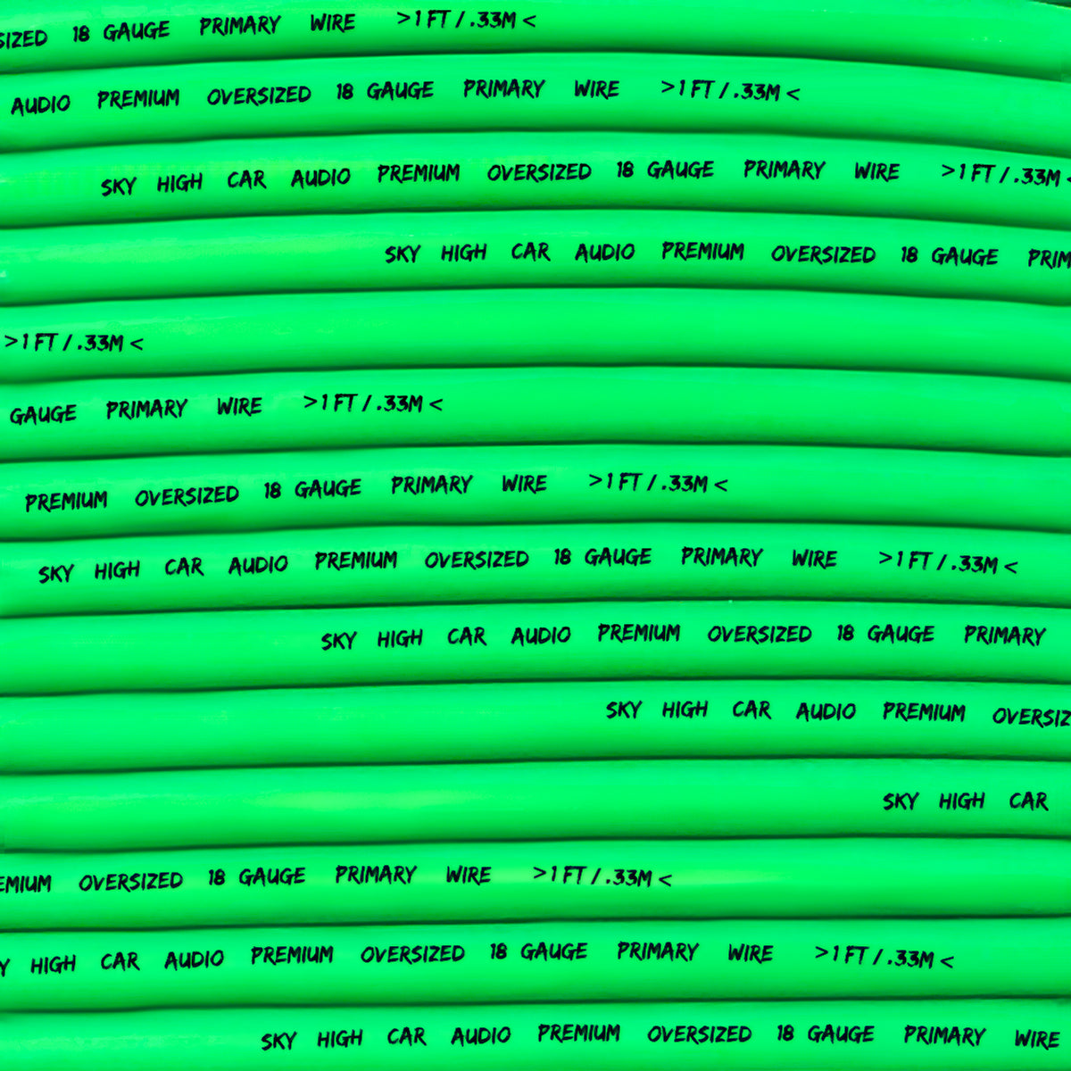 Sky High Car Audio CCA 18 Gauge Primary Wire – 500ft Spool - Sold by Audio Sellerz