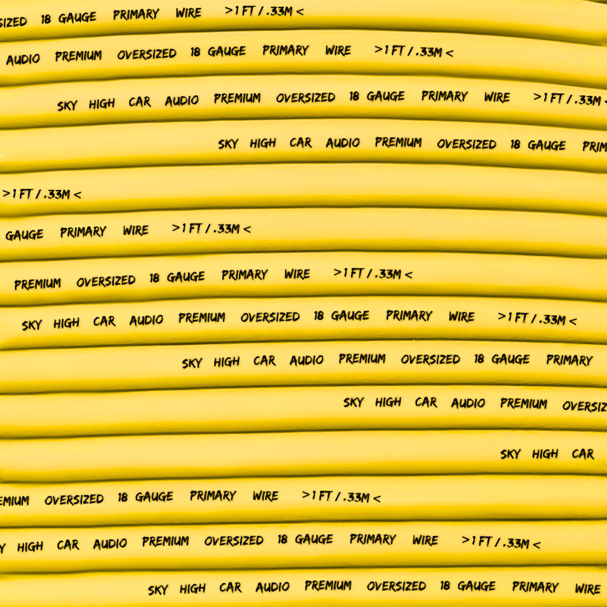 Sky High Car Audio CCA 18 Gauge Primary Wire – 500ft Spool - Sold by Audio Sellerz
