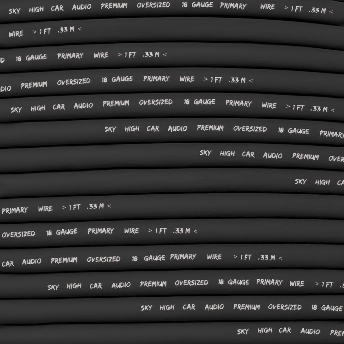 Sky High Car Audio CCA 18 Gauge Primary Wire – 500ft Spool - Sold by Audio Sellerz