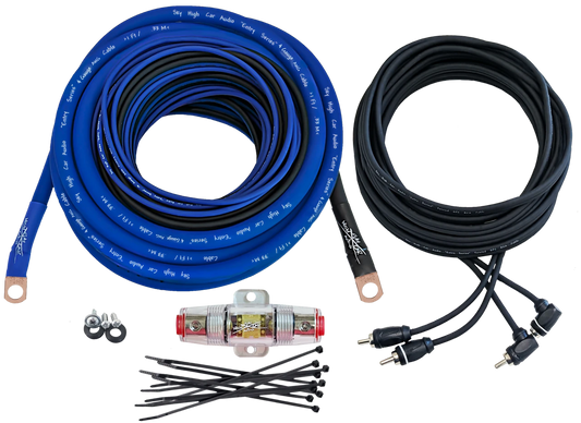 Sky High Car Audio CCA 4 Gauge E-Series Amp Kit - Audio Sellerz