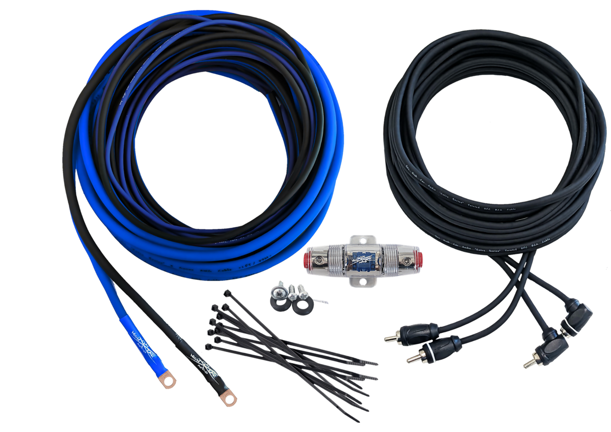Sky High Car Audio CCA 8 Gauge E-Series Amp Kit - Sold by Audio Sellerz