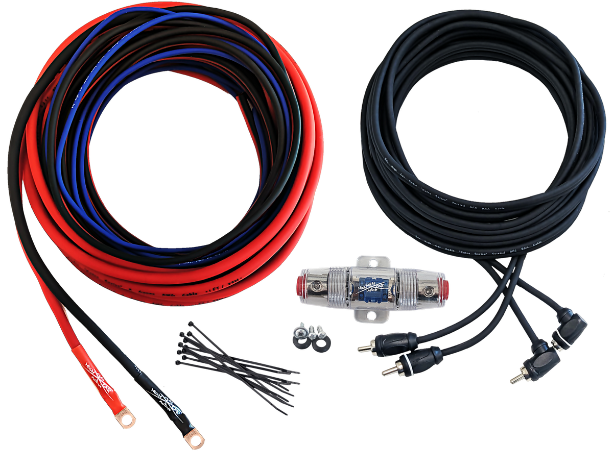 Sky High Car Audio CCA 8 Gauge E-Series Amp Kit - Sold by Audio Sellerz