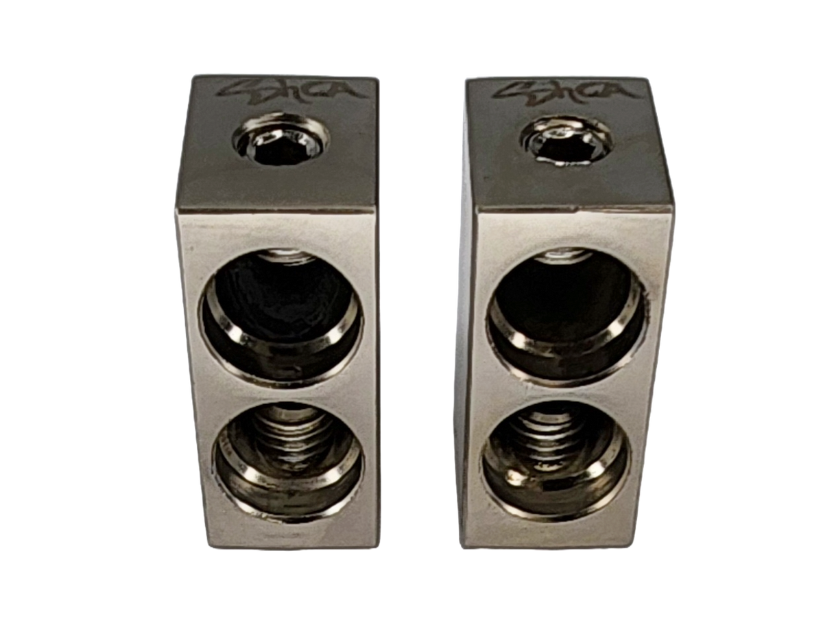 Sky High Car Audio Cast Aluminum Dual 1/0 to 1/0 Gauge Inputs - Sold by Audio Sellerz