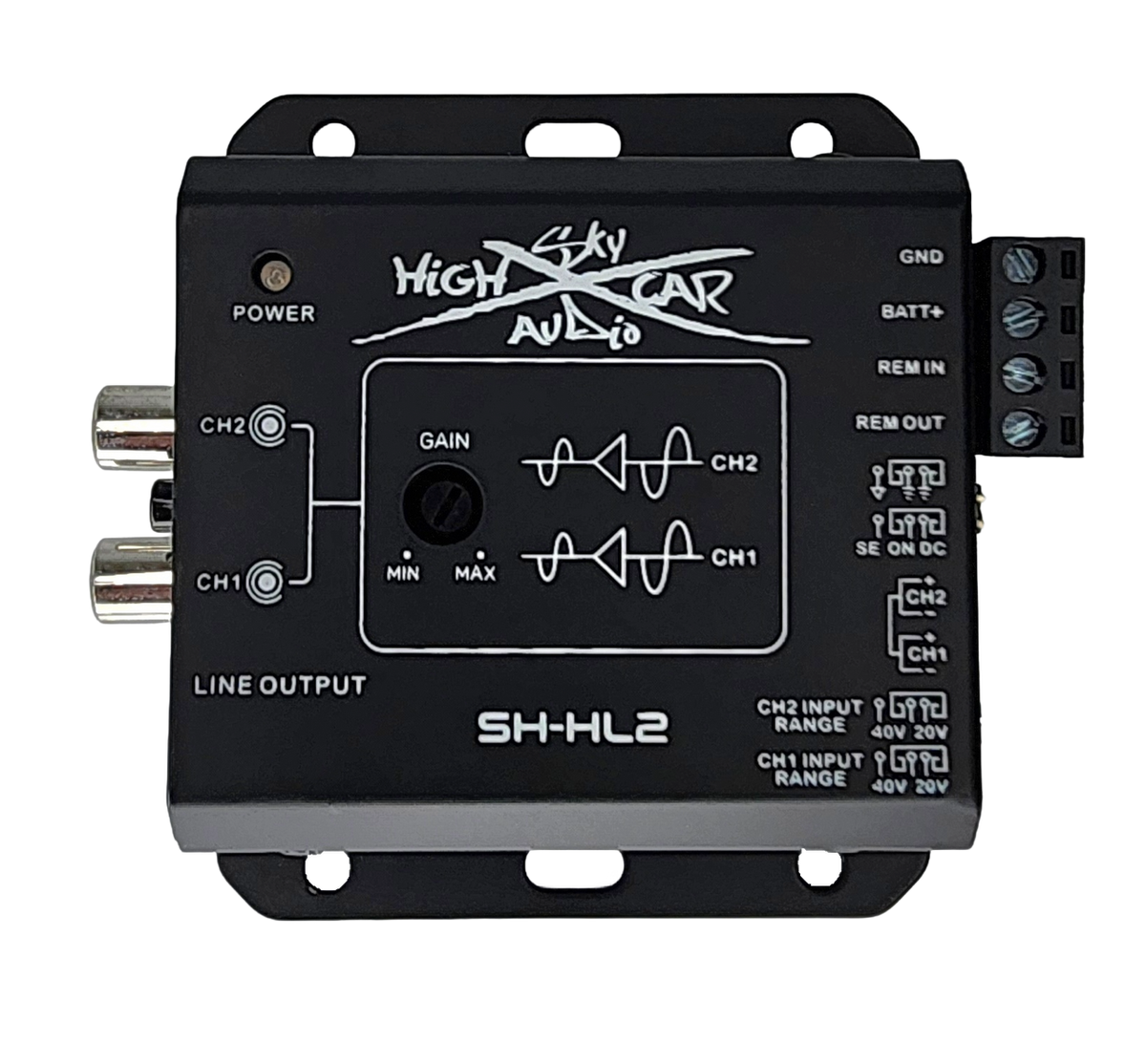 Sky High Car Audio HL 2 -2 Channel Hi To Low Converter - Sold by Audio Sellerz