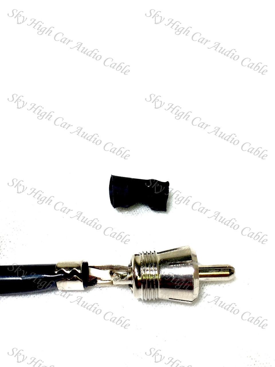 Sky High Car Audio Premium 2-Channel RCA Cables – 1.5ft to 20ft OFC - Sold by Audio Sellerz