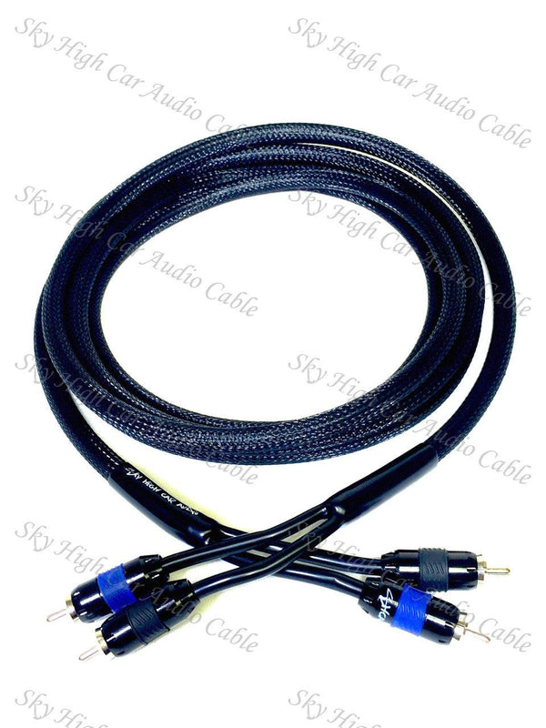 Sky High Car Audio Premium 2-Channel RCA 1.5ft-20ft - Audio Sellerz