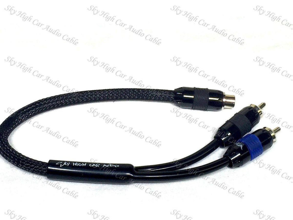 Sky High Car Audio Premium Y Splitter - Sold by Audio Sellerz