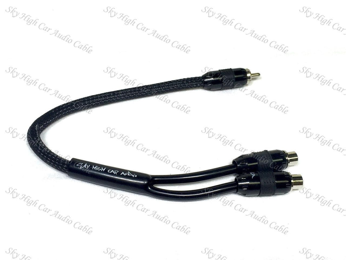 Sky High Car Audio Premium Y Splitter - Sold by Audio Sellerz