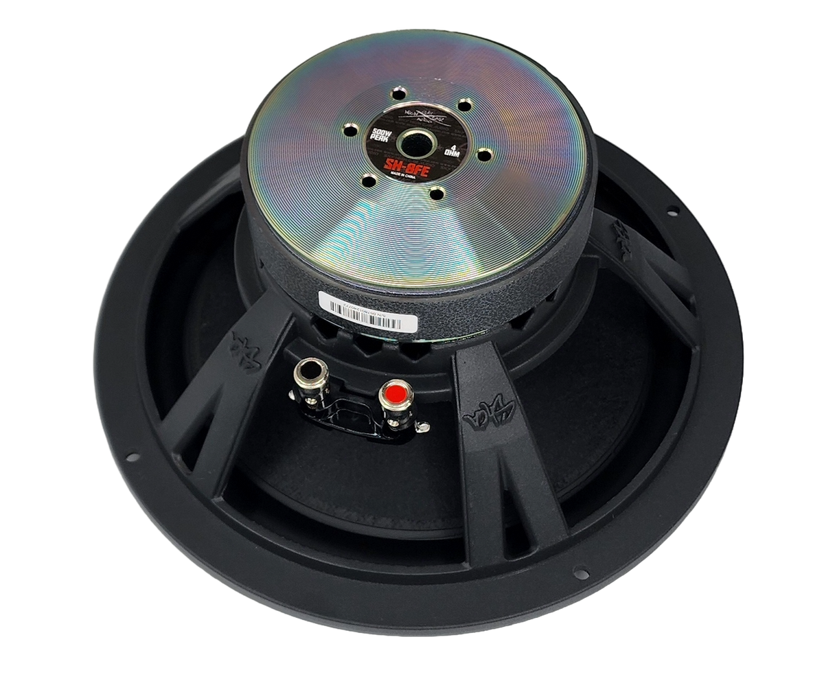 Sky High Car Audio SH-8FE 8" Mid Woofer Pair w/ Carbon Fiber Cone - Sold by Audio Sellerz