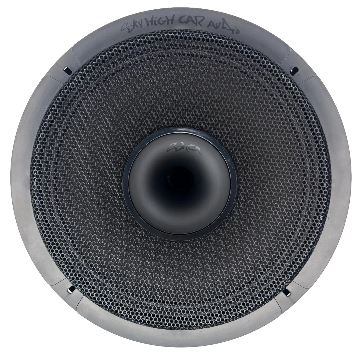 Sky High Car Audio SH-CX104SLIM 10" Slim Coaxial Speaker with Compression Driver Horn - Sold by Audio Sellerz
