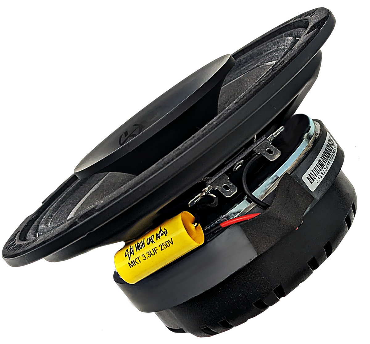 Sky High Car Audio SH-CX64SLIM 6.5” Slim Coaxial Speaker with Compression Driver Horn – Single - Sold by Audio Sellerz